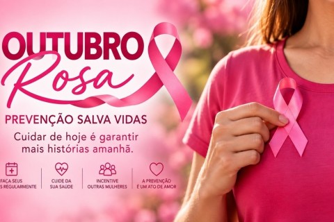 Outubro Rosa reforça a importância da prevenção e do diagnóstico precoce do câncer de mama